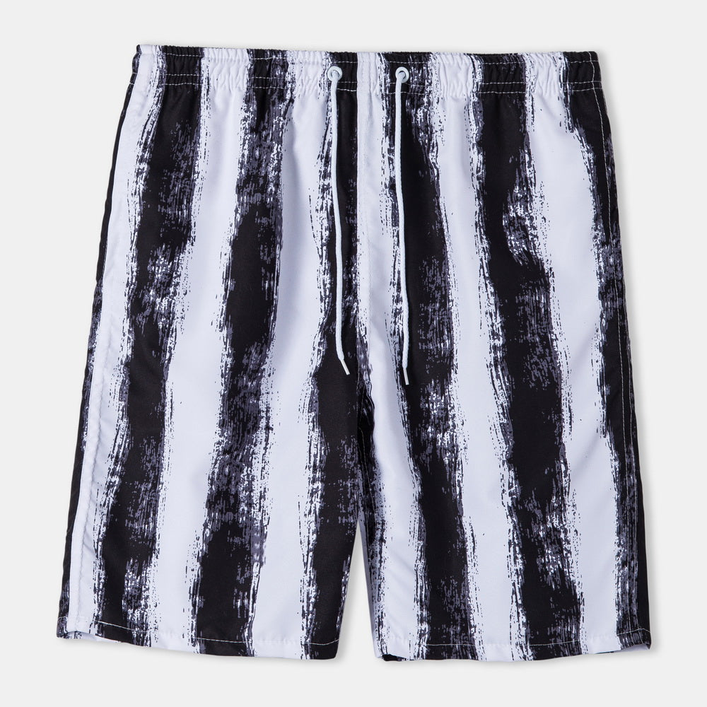 Casual Vacation Print Two-piece Suit