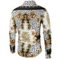 Men's Luxury Vintage Button Down Long Sleeve Shirts