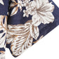 Cotton And Linen Printed Pocket Button-down Shirt