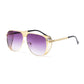 Metal Cutout Men's Sunglasses