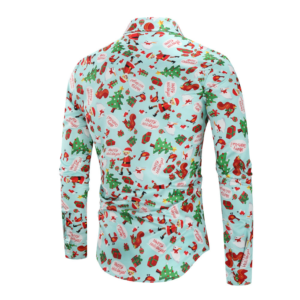 Christmas Party Men's Long Sleeve Shirts
