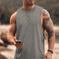 Plain Loose Sports Casual Round Neck Men's Tank Top