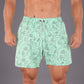 Abstract Face Print Casual Beach Vacation Men's Shorts
