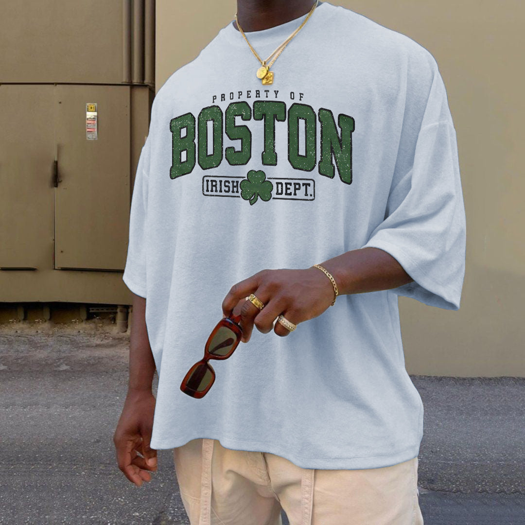 "Property of Boston Irish Dept." Men's Short-sleeve T-Shirts