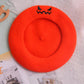 Halloween Pumpkin Beret