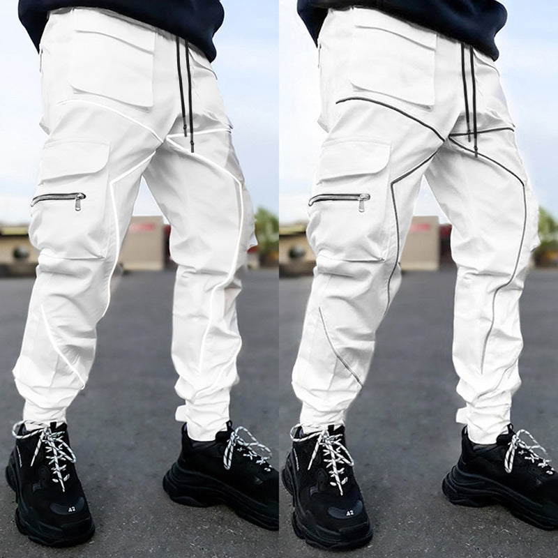 Men s Reflective Fashion Cargo Pants Nova Fashion Shop