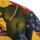 Cotton And Linen Printed Pocket Button-down Shirt