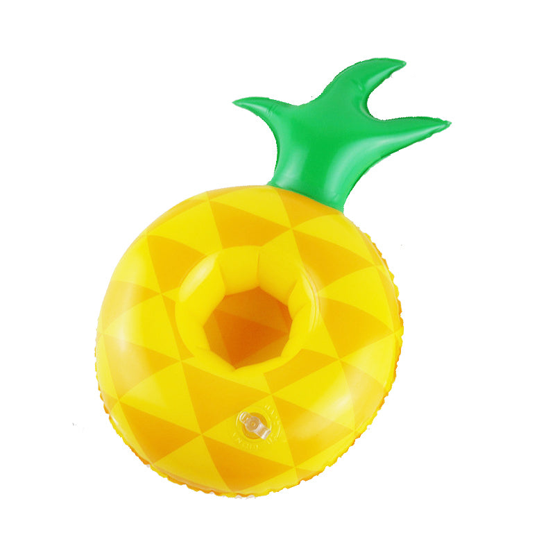 Pineapple Cup Holder Inflatable Water Coaster Floating Drink Cup Holder