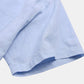 Cotton And Linen Solid Colour Pocket Button Down Shirt