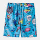 Casual Vacation Print Two-piece Suit