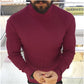 Men's Cozy Solid Color Turtleneck Sweater Knitwear