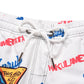 Men's beach pants loose casual cartoon printed shorts