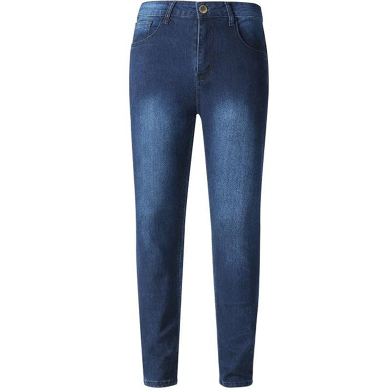 Casual Patch Denim Pants