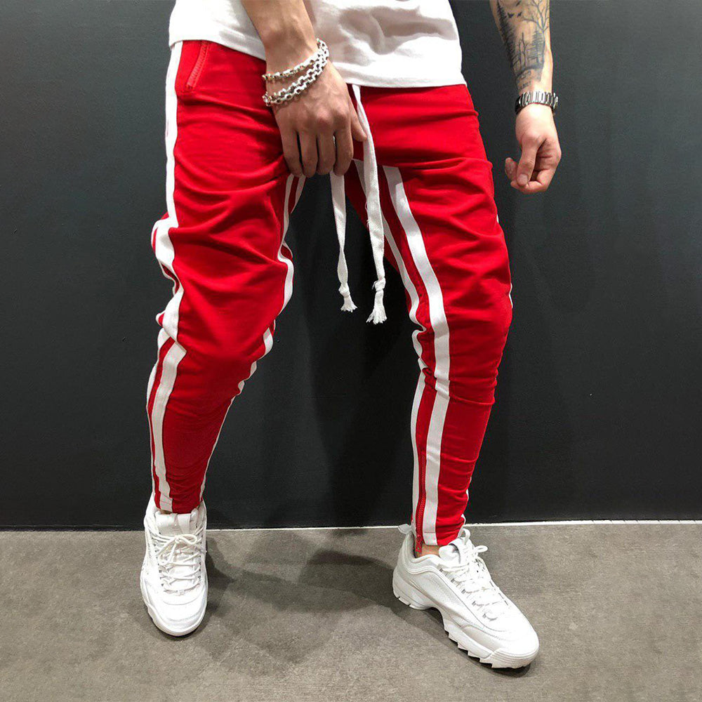 Fitness Panel Zip-up Athleisure Trousers