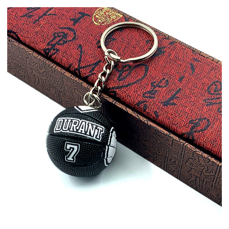 Ornament Handicraft Basketball Keychain