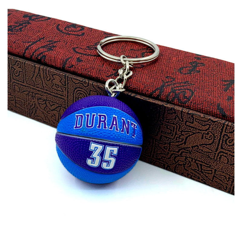 Ornament Handicraft Basketball Keychain