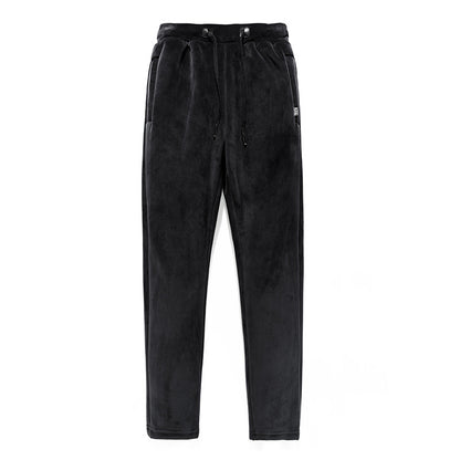 Men's Fashion Elastic Waistband Fleece Sweatpants