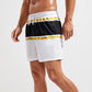 Striped Contrast Print Casual Beach Vacation Men's Shorts