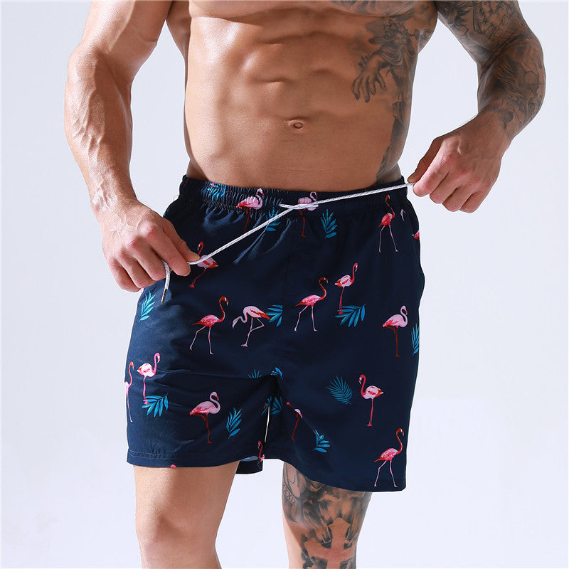 Men's Summer Loose Fit Drawstring Swim Pants