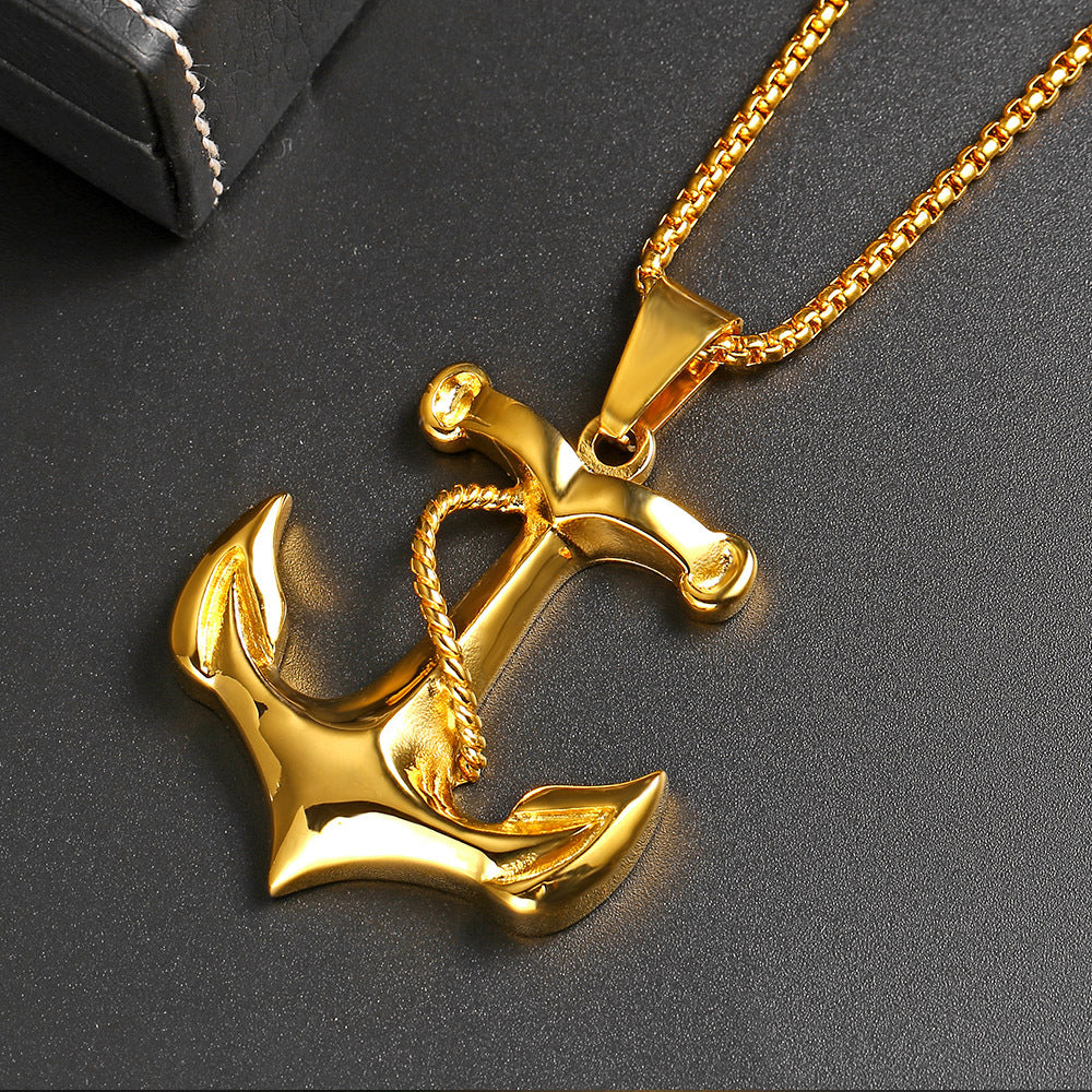 Pirate Rope Anchor Pendant Punk Trendy Necklace Nova Fashion Shop