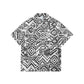 Loose Totem Print Casual Men's Short Sleeve Shirt