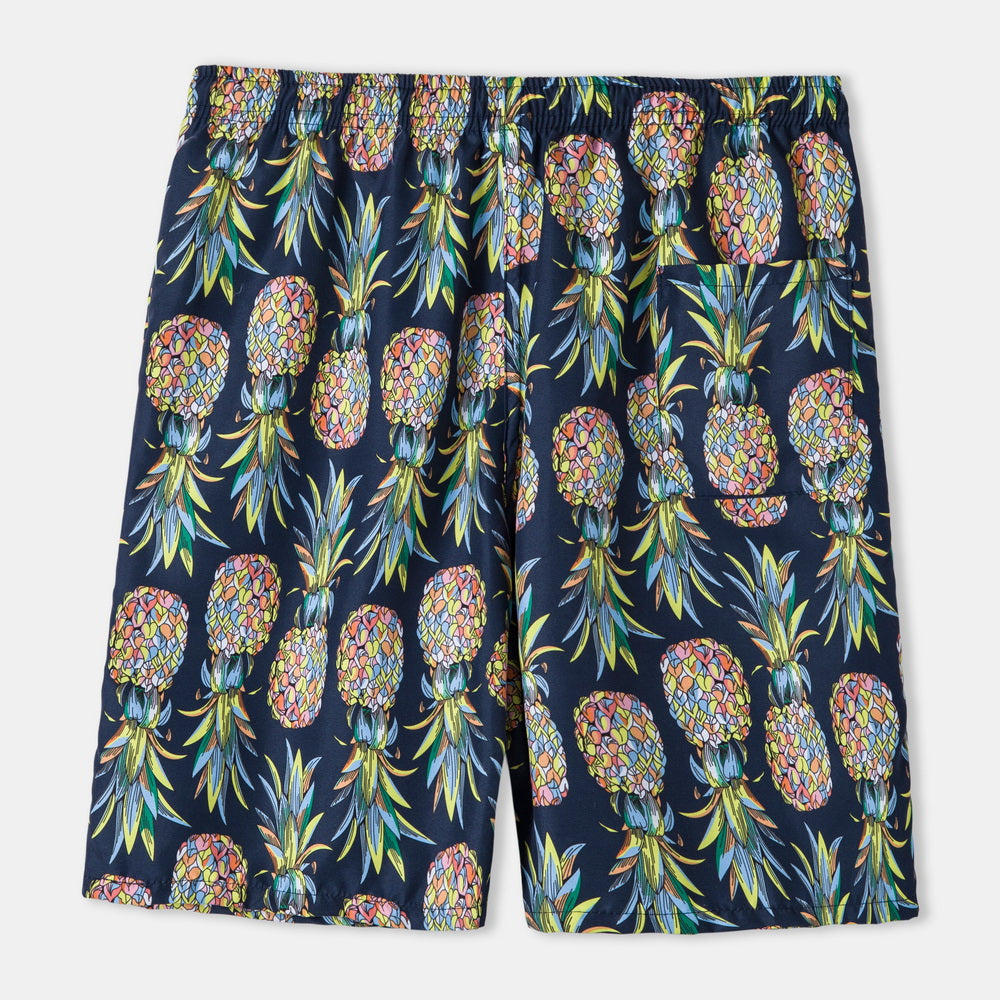 Casual Vacation Print Two-piece Suit