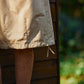 Pleated Workwear Simple Solid Color Woven Men's Shorts