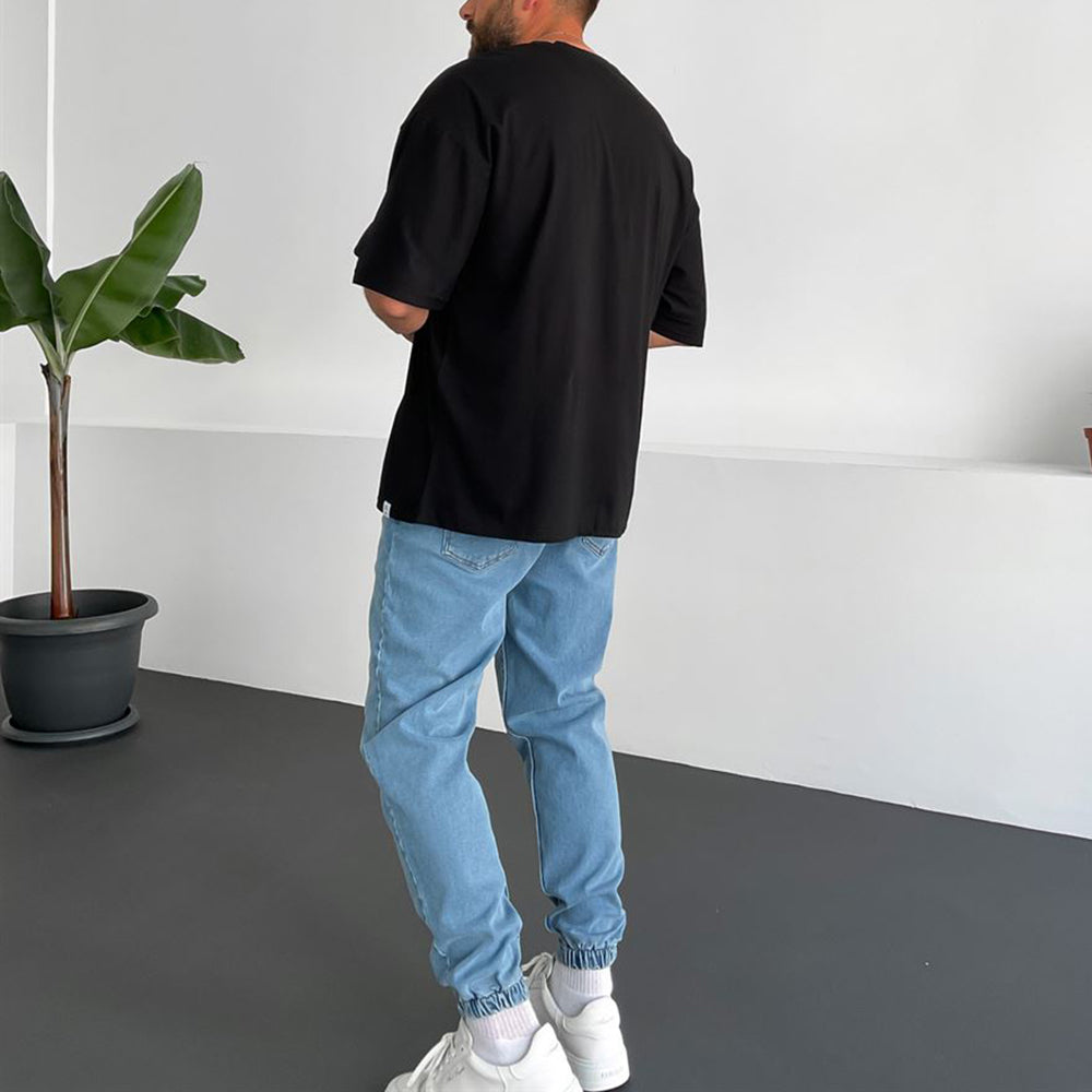 Boston Men's Casual Oversized T-Shirts