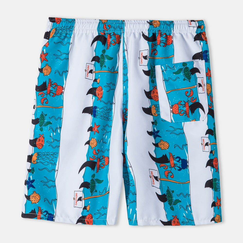 Casual Vacation Print Two-piece Suit