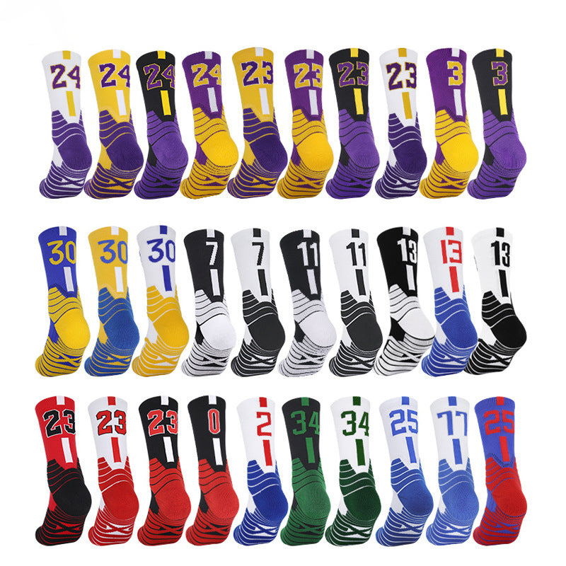 Men's Basketball Sports Crew Socks