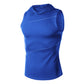 Hooded sleeveless sports fitness vest