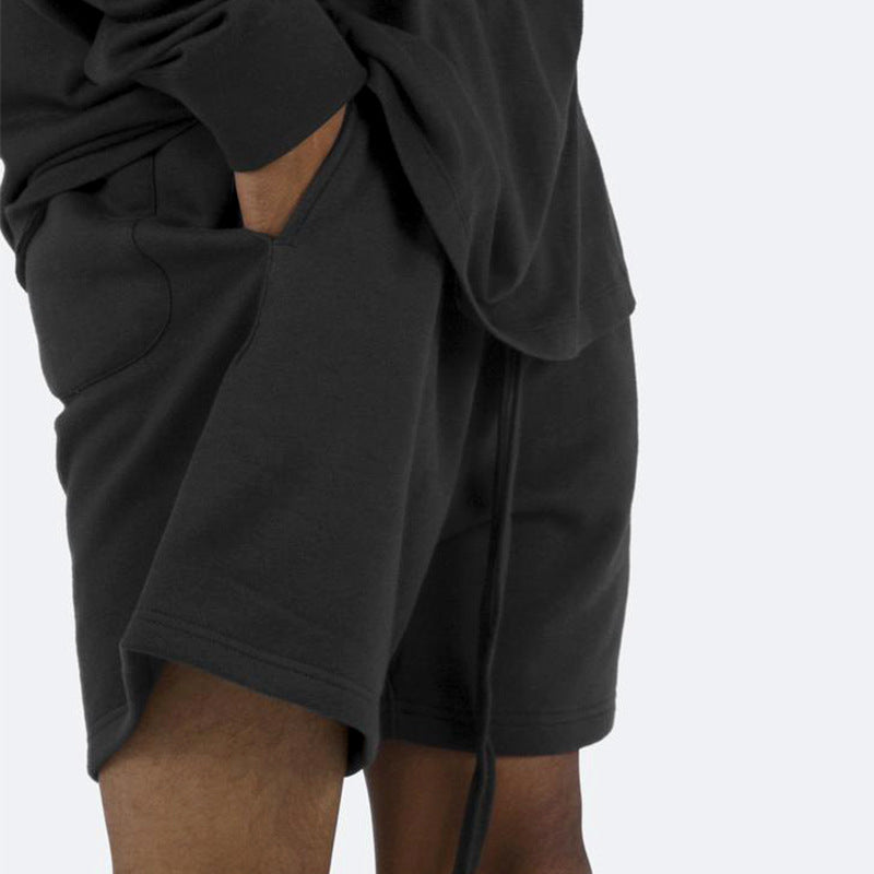 Plain Sports Casual Loose Shorts Trendy Men's Pants