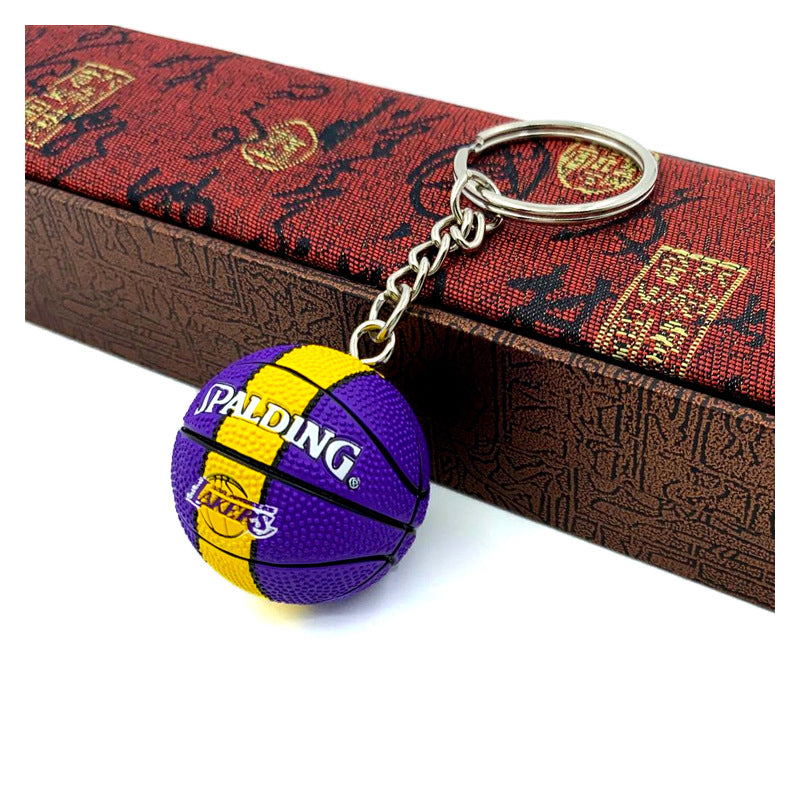 Ornament Handicraft Basketball Keychain