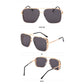 Steampunk Style Square Retro Trend Men's Sunglasses