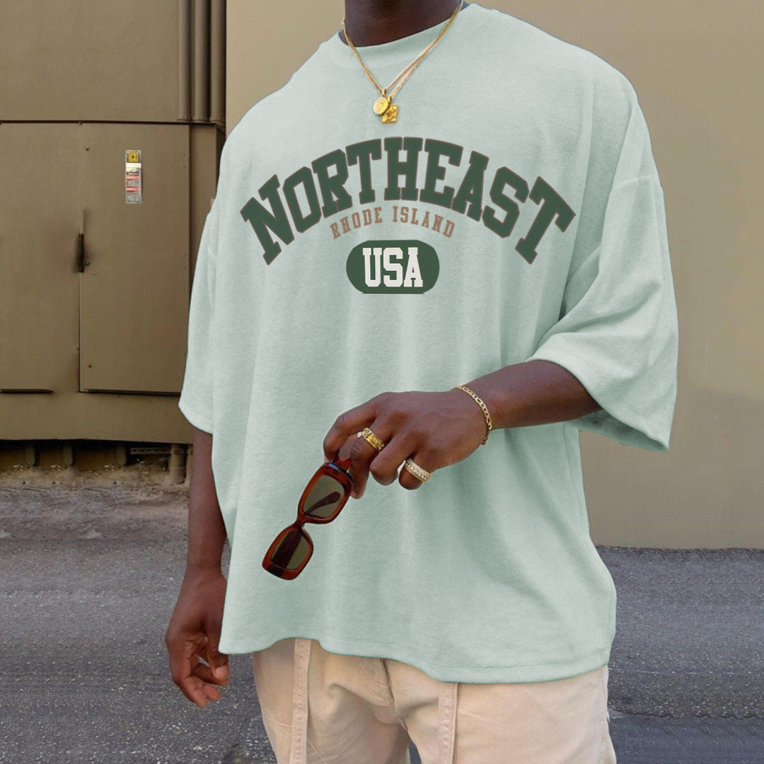Northeast Print Men's Loose Fit T-Shirt