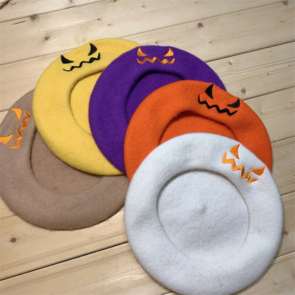 Halloween Pumpkin Beret