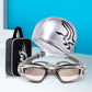 Five-piece Set Of Swimming goggles, Swimming Cap, Nose Clip, Earplugs,And Swimming Bag