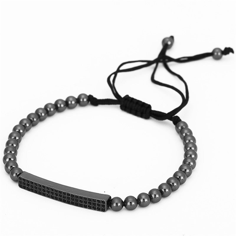 Black Frosted Men's Personality Trend Jewelry