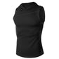 Hooded sleeveless sports fitness vest