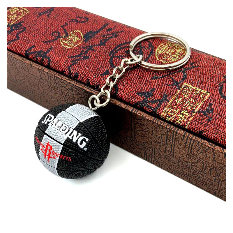 Ornament Handicraft Basketball Keychain