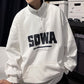 Letter Graphics Casual Loose Men's Sweatshirt