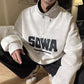 Letter Graphics Casual Loose Men's Sweatshirt