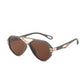 Steampunk Large Frame Casual Trend Men's Sunglasses