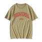 Casual Loose Trend Letter Print Round Neck Short Sleeve T-Shirt